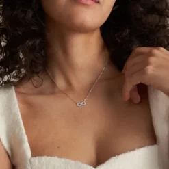 Fossil Halsketten-Sterling Halskette - JFS00632040