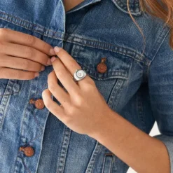 Fossil Metallarmband-Watch Ring - ES5245