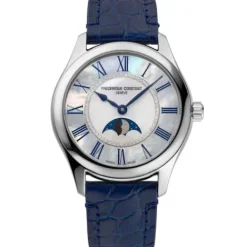 Frederique Constant Lederarmband-Classics Elegance Luna - FC-331MPWND3B6
