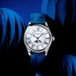 Frederique Constant Lederarmband-Classics Elegance Luna - FC-331MPWND3B6