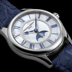 Frederique Constant Lederarmband-Classics Elegance Luna - FC-331MPWND3B6