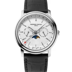 Frederique Constant Lederarmband-Classics Index Business Timer - FC-270SW4P26