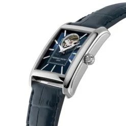 Frederique Constant Lederarmband-Classics Carree Heart Beat Automatic - FC-311N4C6