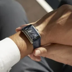 Frederique Constant Lederarmband-Classics Carree Heart Beat Automatic - FC-311N4C6