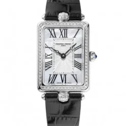 Frederique Constant Lederarmband-Classics Art Déco Carree - FC-200MPW2ACD6