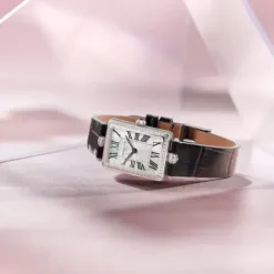 Frederique Constant Lederarmband-Classics Art Déco Carree - FC-200MPW2ACD6