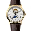 Frederique Constant Lederarmband-Classics Heart Beat Moonphase Date - FC-335MC4P5