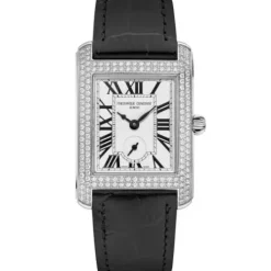 Frederique Constant Lederarmband-Classics Carree Small Seconds - FC-235S2CD6
