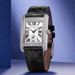 Frederique Constant Lederarmband-Classics Carree Small Seconds - FC-235S2CD6