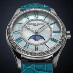 Frederique Constant Lederarmband-Classics Elegance Luna - FC-331MPWTD3BD6