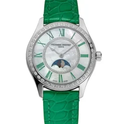 Frederique Constant Lederarmband-Classics Elegance Luna - FC-331MPWGRD3BD6