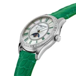 Frederique Constant Lederarmband-Classics Elegance Luna - FC-331MPWGRD3BD6