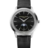 Frederique Constant Lederarmband-Classics Moneta Moonphase - FC-206B3S6