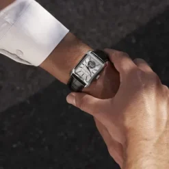 Frederique Constant Lederarmband-Classics Carree Heart Beat Automatic - FC-311S4C6