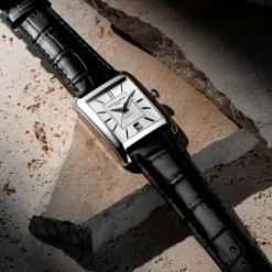 Frederique Constant Lederarmband-Classics Carree Automatic - FC-303S4C6