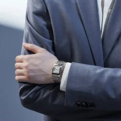 Frederique Constant Metallarmband-Classics Carree Small Seconds - FC-235S2C6B