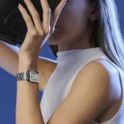 Frederique Constant Metallarmband-Classics Carree Small Seconds - FC-235S2C6B