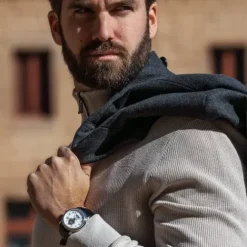 Frederique Constant Lederarmband-Classics Heart Beat Moonphase Date - FC-335MC4P6