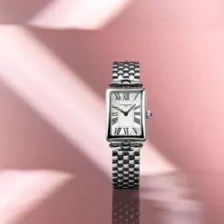 Frederique Constant Lederarmband-Classics Art Déco Carree - FC-200MPW2AC6B