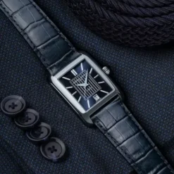 Frederique Constant Lederarmband-Classics Carree Automatic - FC-303N4C6