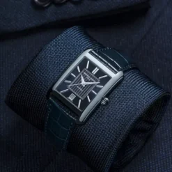 Frederique Constant Lederarmband-Classics Carree Automatic - FC-303N4C6