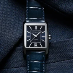 Frederique Constant Lederarmband-Classics Carree Automatic - FC-303N4C6