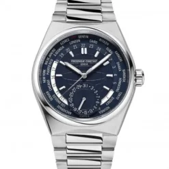 Frederique Constant Metallarmband-Highlife Worldtimer Manufacture - FC-718N4NH6B