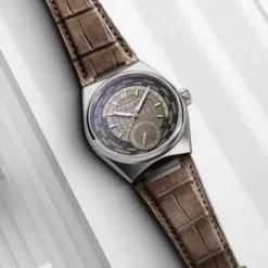 Frederique Constant Lederarmband-Highlife Worldtimer Manufacture - FC-718C4NH6
