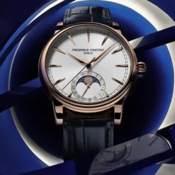 Frederique Constant Lederarmband-Manufacture Classic Moonphase Date Limited Edition - FC-716S3H9