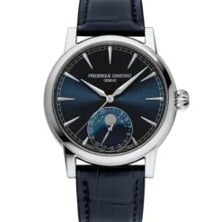 Frederique Constant Lederarmband-Manufacture Classic Moonphase Date - FC-716N3H6