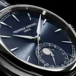 Frederique Constant Lederarmband-Manufacture Classic Moonphase Date - FC-716N3H6