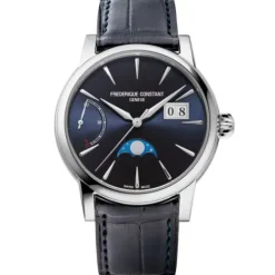 Frederique Constant Lederarmband-Manufacture Classic Power Reserve Big Date - FC-735N3H6