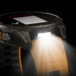 Garmin Silikonarmband-Fenix 8 Amoled Sapphire Titanium Orange Spark (47 mm) - 010-02904-11