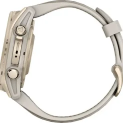 Garmin Silikonarmband-Fenix 8 Amoled Sapphire Soft Gold Fog Gray (43 mm) - 010-02903-11