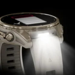 Garmin Silikonarmband-Fenix 8 Amoled Sapphire Soft Gold Fog Gray (43 mm) - 010-02903-11