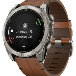 Garmin Lederarmband-Fenix 8 Amoled Sapphire Titanium (51 mm) - 010-02905-40