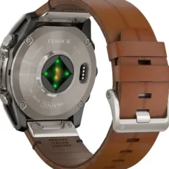 Garmin Lederarmband-Fenix 8 Amoled Sapphire Titanium (51 mm) - 010-02905-40