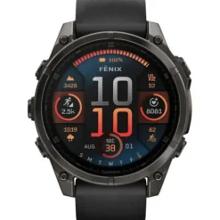 Garmin Silikonarmband-Fenix 8 Amoled Sapphire Carbon Black (47 mm) - 010-02904-21