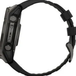 Garmin Silikonarmband-Fenix 8 Solar Sapphire Carbon (51 mm) - 010-02907-11