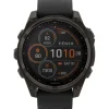 Garmin Silikonarmband-Fenix 8 Solar Sapphire Carbon (47 mm) - 010-02906-11