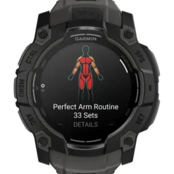 Garmin Silikonarmband-Instinct 3 Amoled Black Charcoal (50 mm) - 010-03020-00