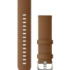 Garmin Uhrenarmbänder-Quick Release (22 mm) Brown Italian Leather Band - 010-12932-24