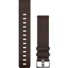 Garmin Uhrenarmbänder-Quick Release (20 mm) Dark Brown Leather - 010-12691-01