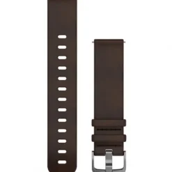 Garmin Uhrenarmbänder-Quick Release (20 mm) Dark Brown Leather - 010-12691-01