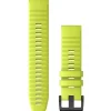 Garmin Uhrenarmbänder-QuickFit 22 Amp Yellow Silicone Band - 010-12863-04