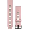 Garmin Uhrenarmbänder-QuickFit 20 Dust Rose Fog Gray Silicone Band - 010-13391-05