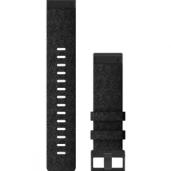 Garmin Uhrenarmbänder-QuickFit 22 Heathered Black Nylon Band - 010-12863-07