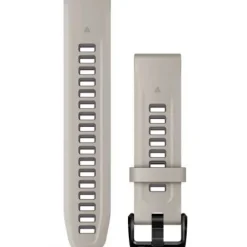 Garmin Uhrenarmbänder-QuickFit 20 Light Sand Deep Orchid Silicone Band - 010-13279-05