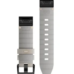 Garmin Uhrenarmbänder-QuickFit 20 Limestone Leather Band - 010-13102-06