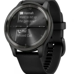 Garmin Silikonarmband-Vivomove Trend Slate Black - 010-02665-00